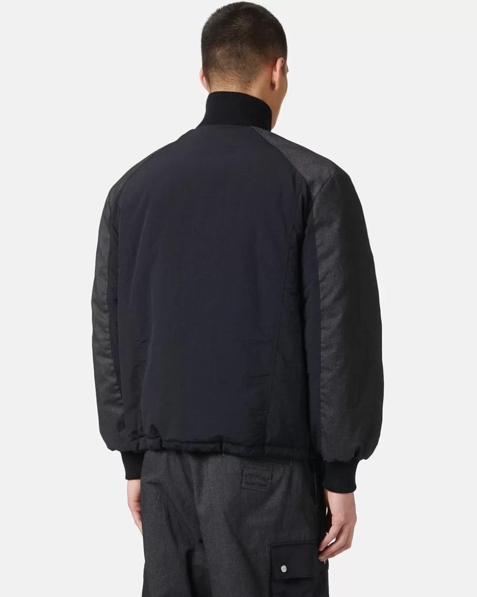 Iceberg Nylon And Gabardine Jacket | Mix Material | Outerwear